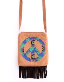 Schoudertas Hippie Bruin