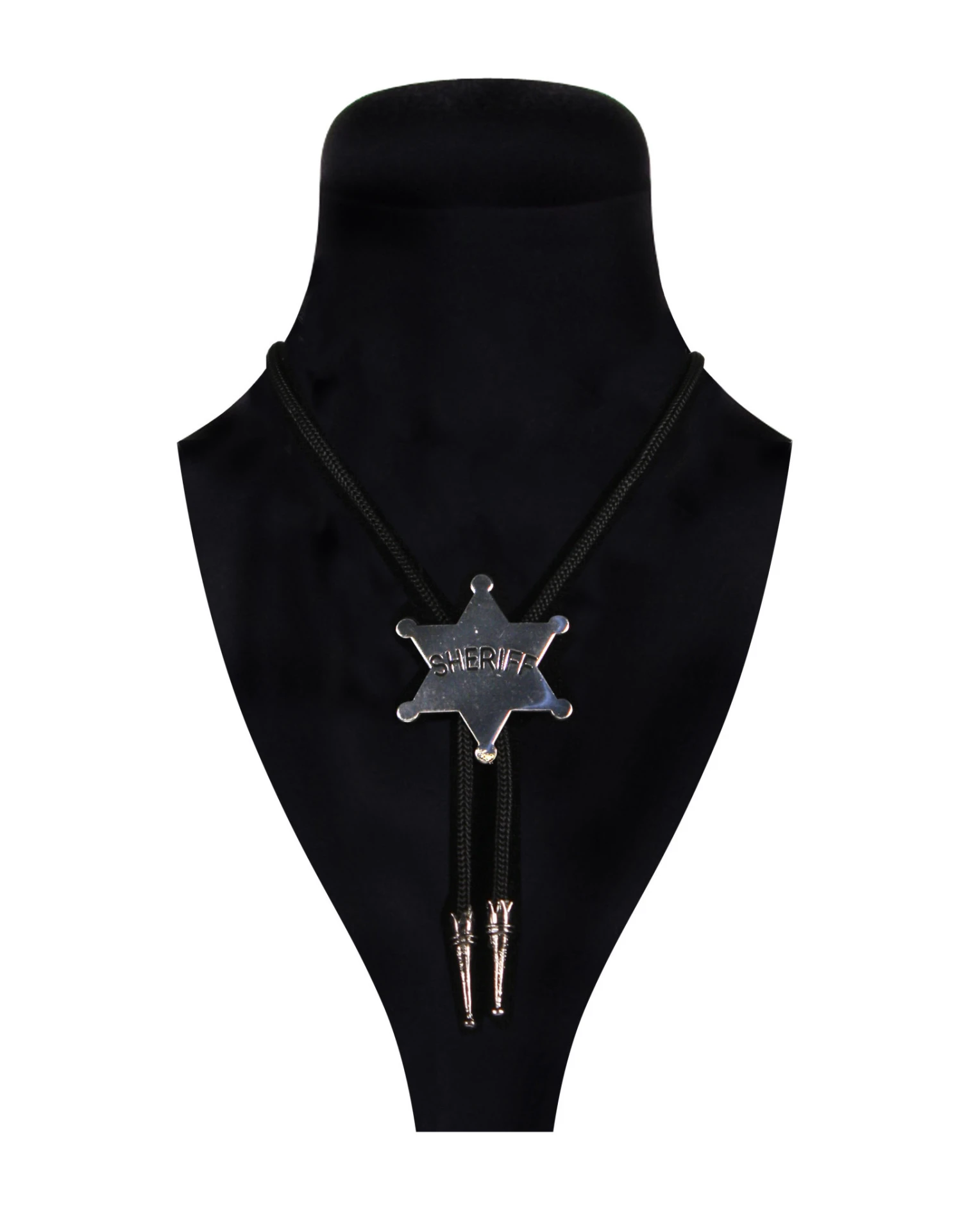 Sheriff Ster Met Koord, Zilver 1 Sheriff Ster Met Koord, Zilver