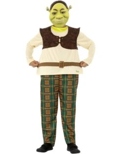 Shrek Kostuum Deluxe, Kind -Vakantie Kledingwinkel shrek kostuum deluxe kind 1