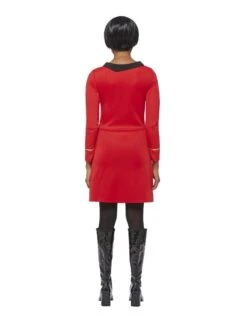 Star Trek Original Series Operation Uniform Voor Dames, Rood 7 Star Trek Original Series Operation Uniform Voor Dames, Rood -Vakantie Kledingwinkel star trek original series operation uniform voor d 3