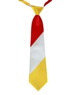Stropdas Rood/wit/geel