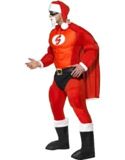 Super Fit Kerstman Kostuum -Vakantie Kledingwinkel super fit kerstman kostuum 2