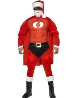 Super Fit Kerstman Kostuum -Vakantie Kledingwinkel super fit kerstman kostuum 4