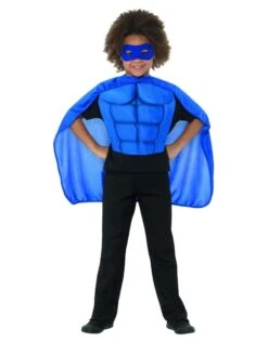 Superhelden Set Kind, Blauw