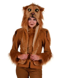 Vakantie Kledingwinkel -Vakantie Kledingwinkel themajas dame leeuw bruin 1