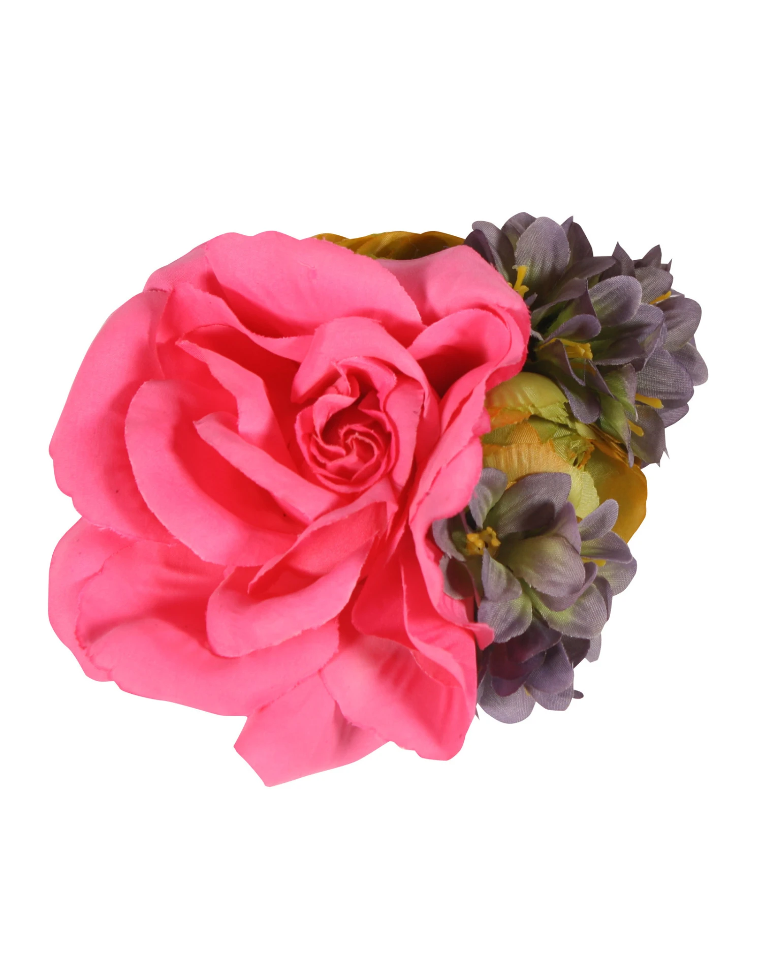 Tiroler Bloemen Clip, Roze 1 Tiroler Bloemen Clip, Roze