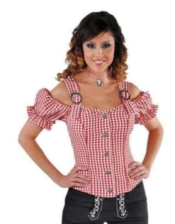 Tirools Bloesje Brabants Bont Rood/Wit