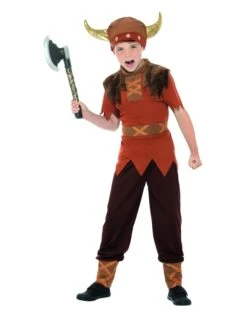 Viking Kostuum Kind, Bruin