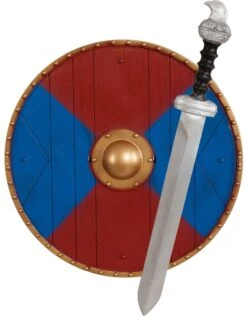 Vikingset Voor Volwassenen, Rood/Blauw