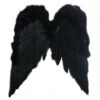 Vleugels Engel Zwart - 50cm