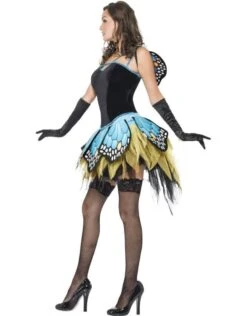 Vlinder Kostuum Blauw -Vakantie Kledingwinkel vlinder kostuum blauw 2