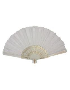 Waaier Embroidery Wit