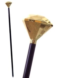 Wandelstok Met Gouden Diamant