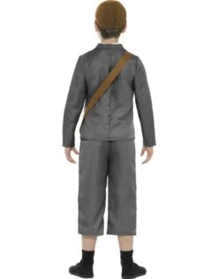 WW2 Evacuee Jongenskostuum, Grijs -Vakantie Kledingwinkel ww2 evacuee jongenskostuum grijs 2