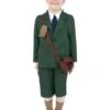 WW2 Evacuee Jongenskostuum, Groen