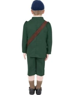 WW2 Evacuee Jongenskostuum, Groen -Vakantie Kledingwinkel ww2 evacuee jongenskostuum groen 2